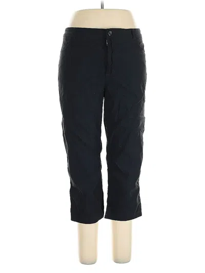 Pre-owned Eddie Bauer Casual Pants In Black