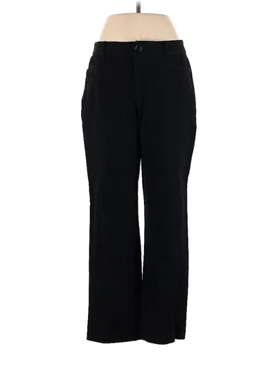 Pre-owned Eddie Bauer Casual Pants In Black