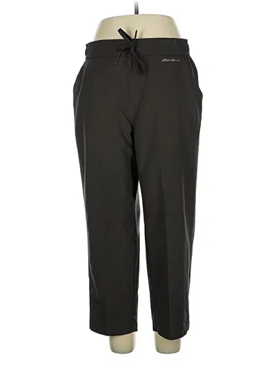 Pre-owned Eddie Bauer Casual Pants In Black