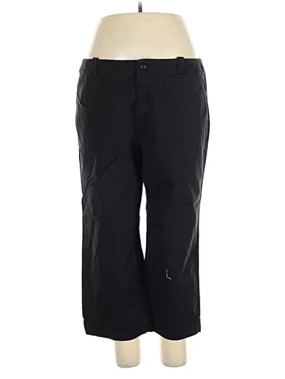 Pre-owned Eddie Bauer Casual Pants In Black