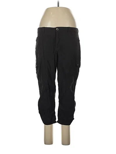 Pre-owned Eddie Bauer Casual Pants In Black