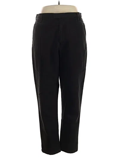 Pre-owned Eddie Bauer Casual Pants In Black