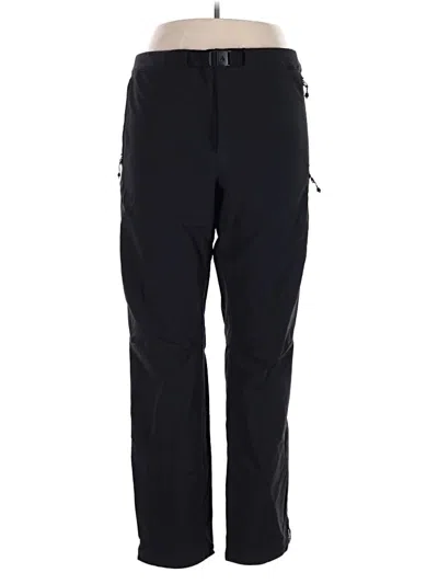 Pre-owned Eddie Bauer Casual Pants In Black