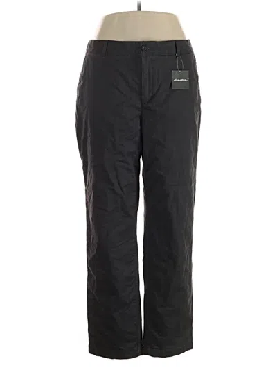 Pre-owned Eddie Bauer Casual Pants In Black