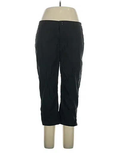 Pre-owned Eddie Bauer Casual Pants In Black