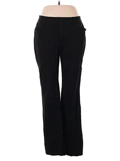 Pre-owned Eddie Bauer Casual Pants In Black