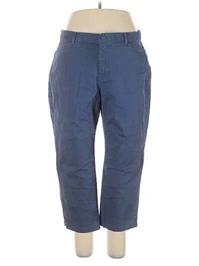 Pre-owned Eddie Bauer Casual Pants In Blue