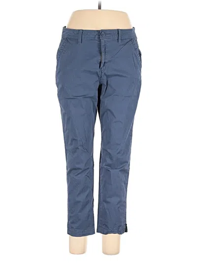 Pre-owned Eddie Bauer Casual Pants In Blue