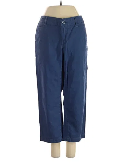Pre-owned Eddie Bauer Casual Pants In Blue