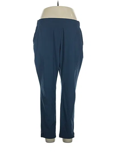Pre-owned Eddie Bauer Casual Pants In Blue