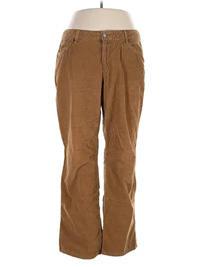 Pre-owned Eddie Bauer Casual Pants In Brown