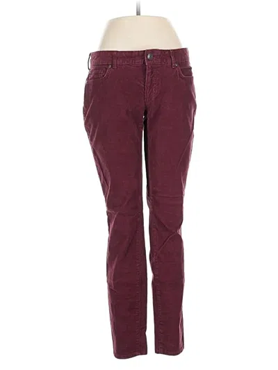 Pre-owned Eddie Bauer Casual Pants In Burgundy