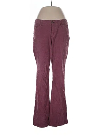 Pre-owned Eddie Bauer Casual Pants In Burgundy
