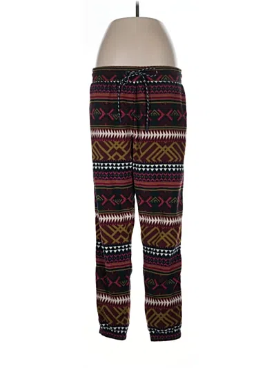Pre-owned Eddie Bauer Casual Pants In Burgundy