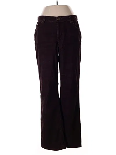 Pre-owned Eddie Bauer Casual Pants In Burgundy