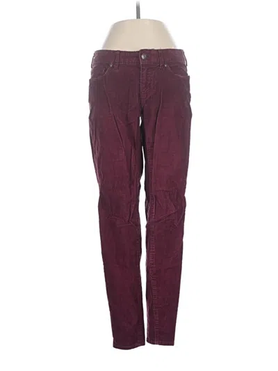 Pre-owned Eddie Bauer Casual Pants In Burgundy