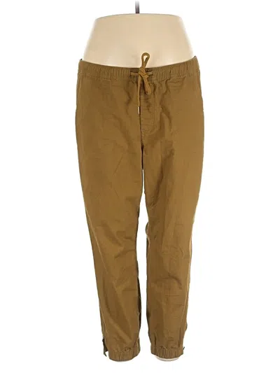 Pre-owned Eddie Bauer Casual Pants In Gold