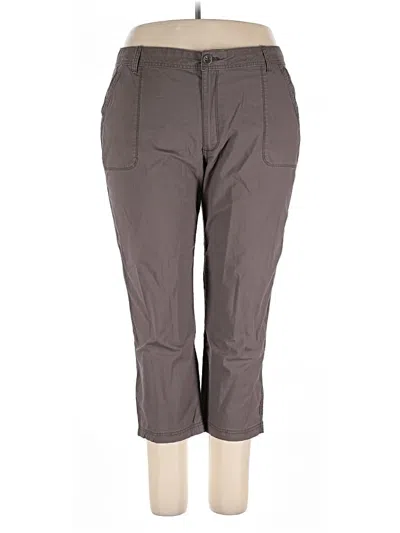 Pre-owned Eddie Bauer Casual Pants In Gray