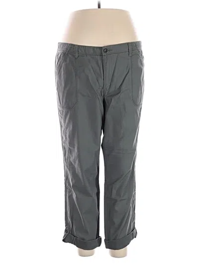 Pre-owned Eddie Bauer Casual Pants In Gray