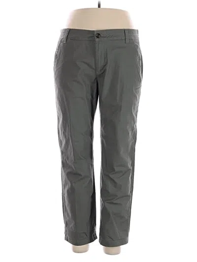Pre-owned Eddie Bauer Casual Pants In Gray