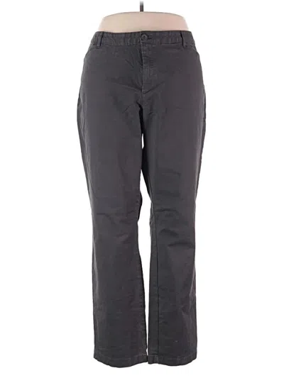 Pre-owned Eddie Bauer Casual Pants In Gray
