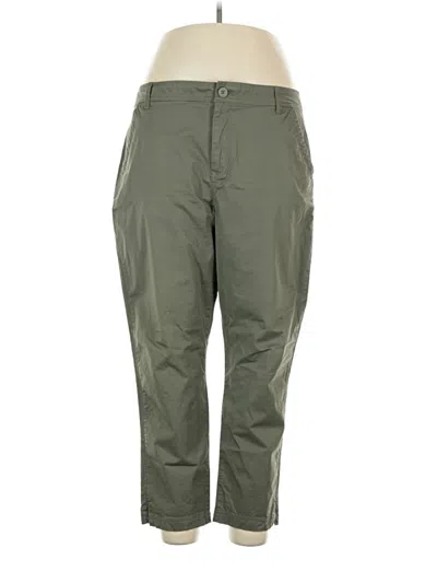 Pre-owned Eddie Bauer Casual Pants In Green