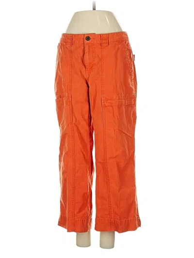 Pre-owned Eddie Bauer Casual Pants In Orange