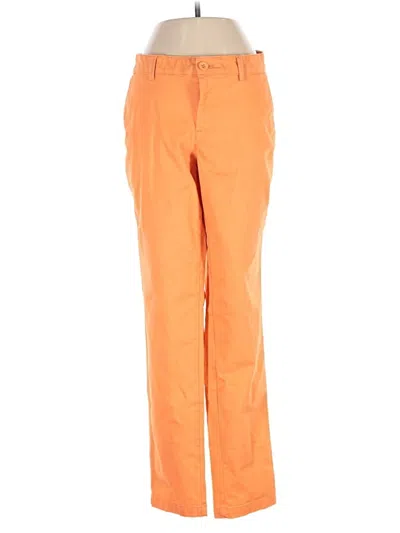 Pre-owned Eddie Bauer Casual Pants In Orange