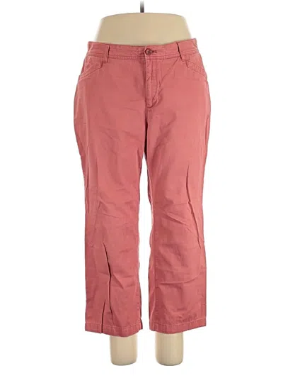 Pre-owned Eddie Bauer Casual Pants In Pink