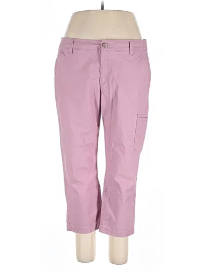 Pre-owned Eddie Bauer Casual Pants In Pink