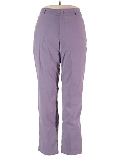 Pre-owned Eddie Bauer Casual Pants In Purple