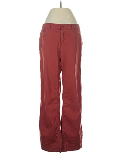 Pre-owned Eddie Bauer Casual Pants In Red