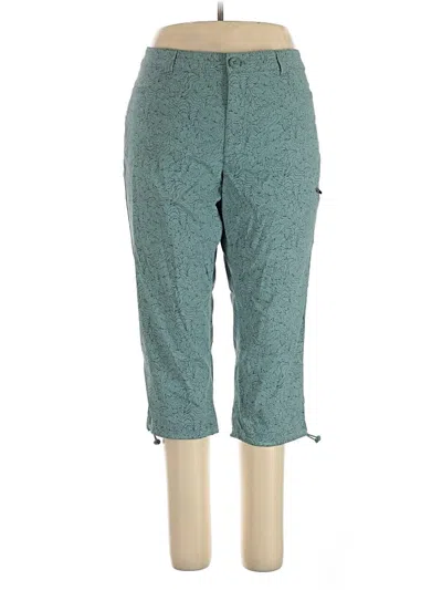 Pre-owned Eddie Bauer Casual Pants In Teal