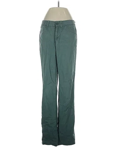 Pre-owned Eddie Bauer Casual Pants In Teal