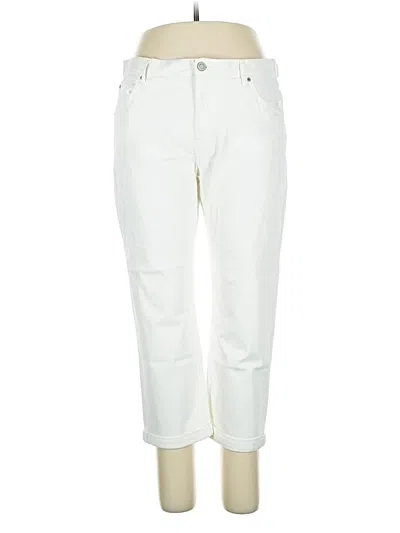 Pre-owned Eddie Bauer Casual Pants In White