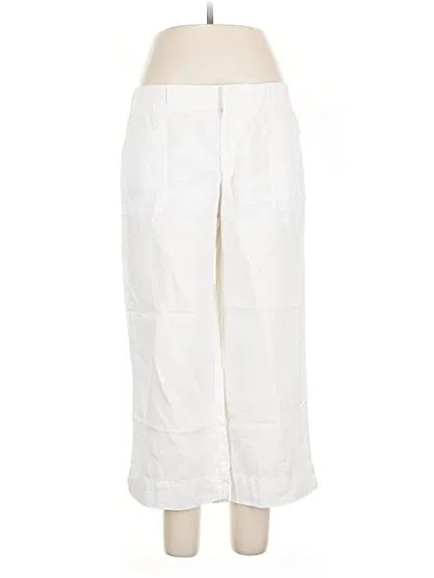 Pre-owned Eddie Bauer Casual Pants In White