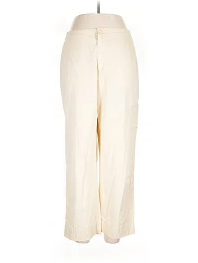 Pre-owned Eddie Bauer Casual Pants In White