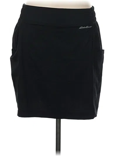 Pre-owned Eddie Bauer Casual Skirt In Black