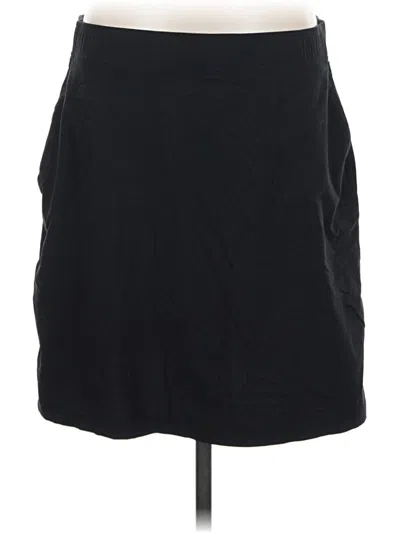 Pre-owned Eddie Bauer Casual Skirt In Black
