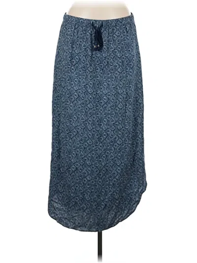 Pre-owned Eddie Bauer Casual Skirt In Blue
