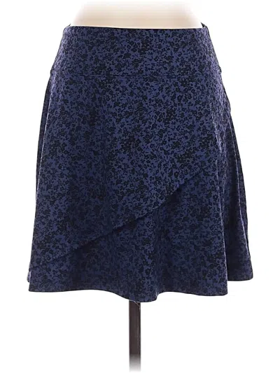 Pre-owned Eddie Bauer Casual Skirt In Blue