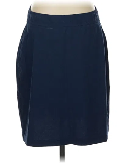 Pre-owned Eddie Bauer Casual Skirt In Blue