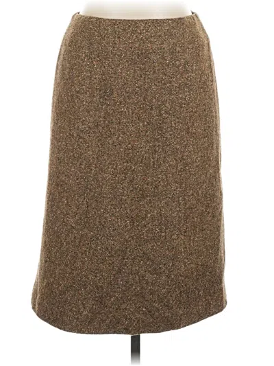 Pre-owned Eddie Bauer Casual Skirt In Brown