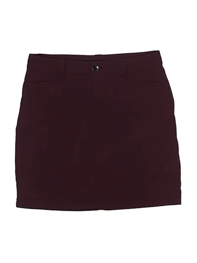 Pre-owned Eddie Bauer Casual Skirt In Burgundy