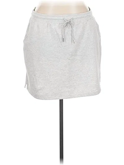 Pre-owned Eddie Bauer Casual Skirt In Gray