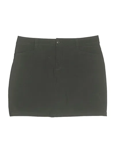 Pre-owned Eddie Bauer Casual Skirt In Gray