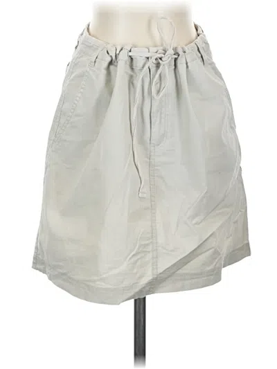 Pre-owned Eddie Bauer Casual Skirt In Gray