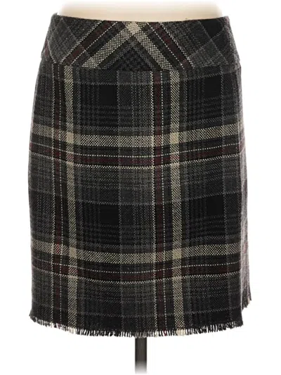 Pre-owned Eddie Bauer Casual Skirt In Gray