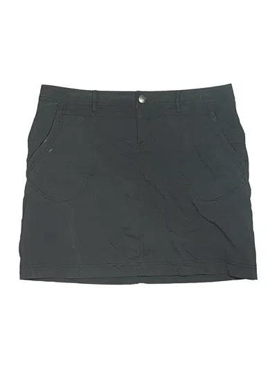 Pre-owned Eddie Bauer Casual Skirt In Gray