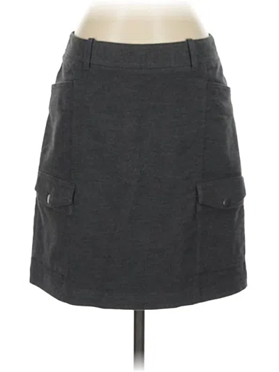Pre-owned Eddie Bauer Casual Skirt In Gray